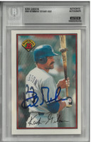 Kirk Gibson Autographed 1989 Bowman Tiffany Auto 10