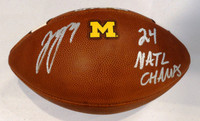 J.J. McCarthy Autographed Michigan National Champs Official Football