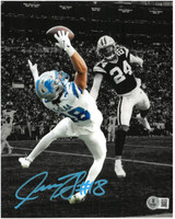 Isaac TeSlaa Autographed 16x20 1st NFL Touchdown Spotlight  