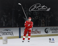 Patrick Kane Detroit Red Wings Autographed 500th NHL Goal Celebration 16x20 Photo