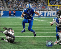 Amon-Ra St. Brown Autographed Detroit Lions 8x10 Photo #1 - Leaping Action (Pre-Order)