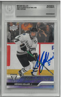 Megan Keller Autographed 2024-25 Upper Deck PWHL #68 First Edition Young Guns Card