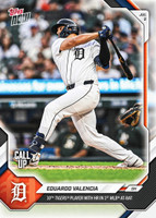 Eduardo Valencia Autographed 2026 Topps Now 1st AB HR (Pre-Order)