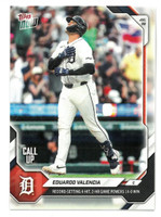 Eduardo Valencia Autographed 2026 Topps Now 4 Hits 2 HR (Pre-Order)