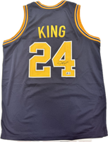 Jimmy King Autographed Custom Blue Jersey
