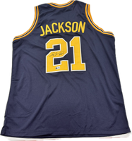 Ray Jackson Autographed Blue Custom Jersey