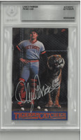 Lance Parris Autographed Promo Card Silver Ink
