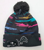 Detroit Lions New Era 2026 NFL Crucial Catch Knit Hat