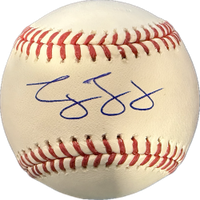 George Lombard Jr. Autographed Official Major League Baseball