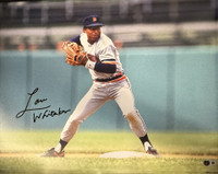 Lou Whitaker Autographed Detroit Tigers 16x20 Photo #2 - 84 Road Fielding