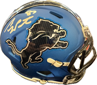 Sam LaPorta Autographed Detroit Lions Rivalries Mini Helmet