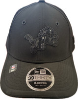 Detroit Lions New Era 2026 Sideline 39THIRTY M-Crown Flex Hat - Black