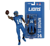Amon-Ra St. Brown Detroit Lions McFarlane NFL 6" Articulated Figure