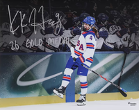 K.K. Harvey Autographed Team USA 16x20 Photo with 26 Gold Medal Inscription 