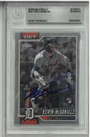 Kevin McGonigle Autographed 2026 Topps Chrome #16 Rookie Card