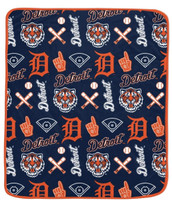 Detroit Tigers Pegasus Team Spirit 60" x 70" Ultra Soft Blanket