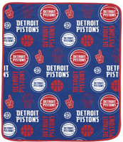 Detroit Pistons Pegasus Team Spirit 60" x 70" Ultra Soft Blanket