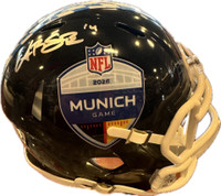 Amon-Ra St. Brown Autographed 2026 Munich Games Mini Helmet