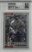 Kevin McGonigle Autographed 2026 Topps Chrome #16 Rookie Card Auto 10 Card 8.5