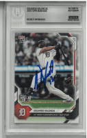 Eduardo Valencia 2026 Topps Now #438 Auto 10 Call Up Rookie Card