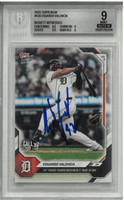 Eduardo Valencia 2026 Topps Now #438 Auto 10 Card 9 Call Up Rookie Card