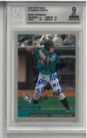 Miguel Cabrera Autographed 2000 Topps Traded #T40 with 3 Inscriptions Rookie Card