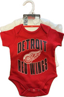 Detroit Red Wings Snuggle Blitz 2 PC Creeper Set