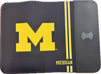 University of Michigan Wireless Charger Desk Pad