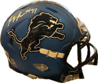 Jimmy Rolder Autographed Detroit Lions Alternate Mini Helmet