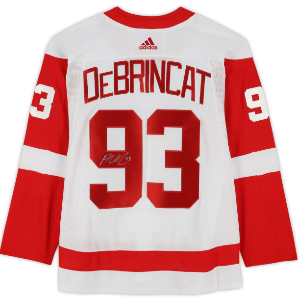Alex DeBrincat Autographed Detroit Red Wings Adidas White Jersey ...