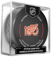 Viktor Arvidsson Autographed Detroit Red Wings 100th Game Puck (Pre-Order)