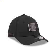 Detroit Lions New Era Black NFL26 Training 3930 Men's Flex Fit Hat