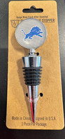 Detroit Lions Chrome Wine Stopper