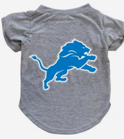 Detroit Lions Littlearth Grey Dog or Car Shirt