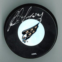 Rod Langway Autographed Hockey Puck