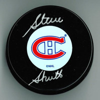 Steve Shutt Autographed Montreal Canadiens Puck