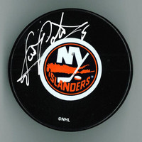 Denis Potvin Autographed New York Islanders Puck