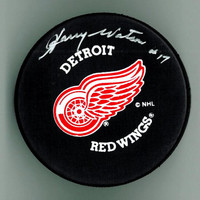 Harry Watson Autographed Hockey Puck