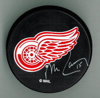 Mike Ramsey Autographed Detroit Red Wings Puck