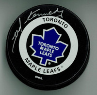 Ted Kennedy Autographed Toronto Maple Leafs Game Puck