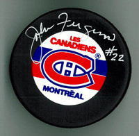 John Ferguson Autographed Montreal Canadiens Hockey Puck