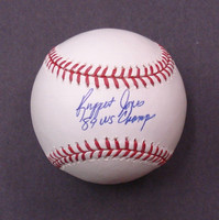 Ruppert Jones Autographed Baseball w/ "84 WS Champs"