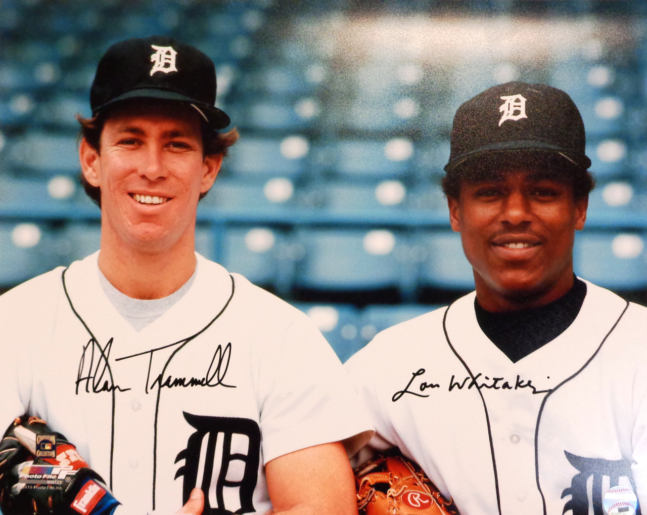 Alan Trammell and Lou Whitaker Autographed Detroit Tigers 16x20 Photo #4