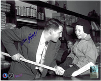 Bill Gadsby Autographed Chicago Blackhawks 8x10 Photo #5
