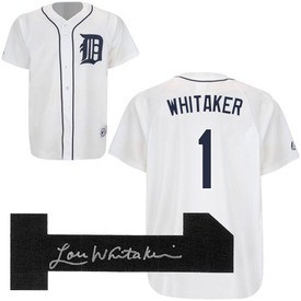 Lou Whitaker Autographed Detroit Tigers 