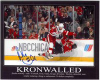 Niklas Kronwall Autographed Detroit Red Wings 8x10 Photo #6 "Kronwalled"