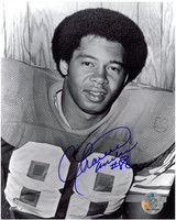 Charlie Sanders Autographed Detroit Lions 8x10 Photo #1
