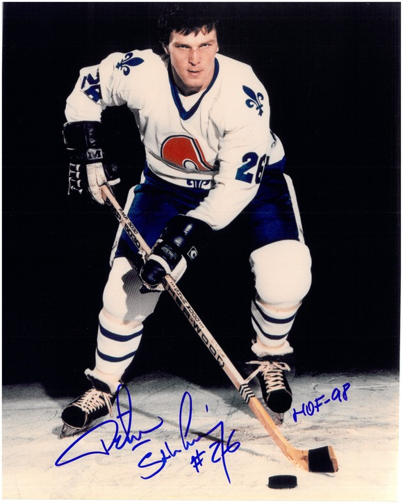 Peter Stastny Quebec Nordiques Autographed Retro CCM Ho