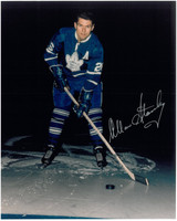 Allan Stanley Autographed Toronto Maple Leafs 8x10 Photo #1