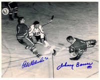 Alex Delvecchio and Johnny Bower Autographed All-Star Game 8x10 Photo